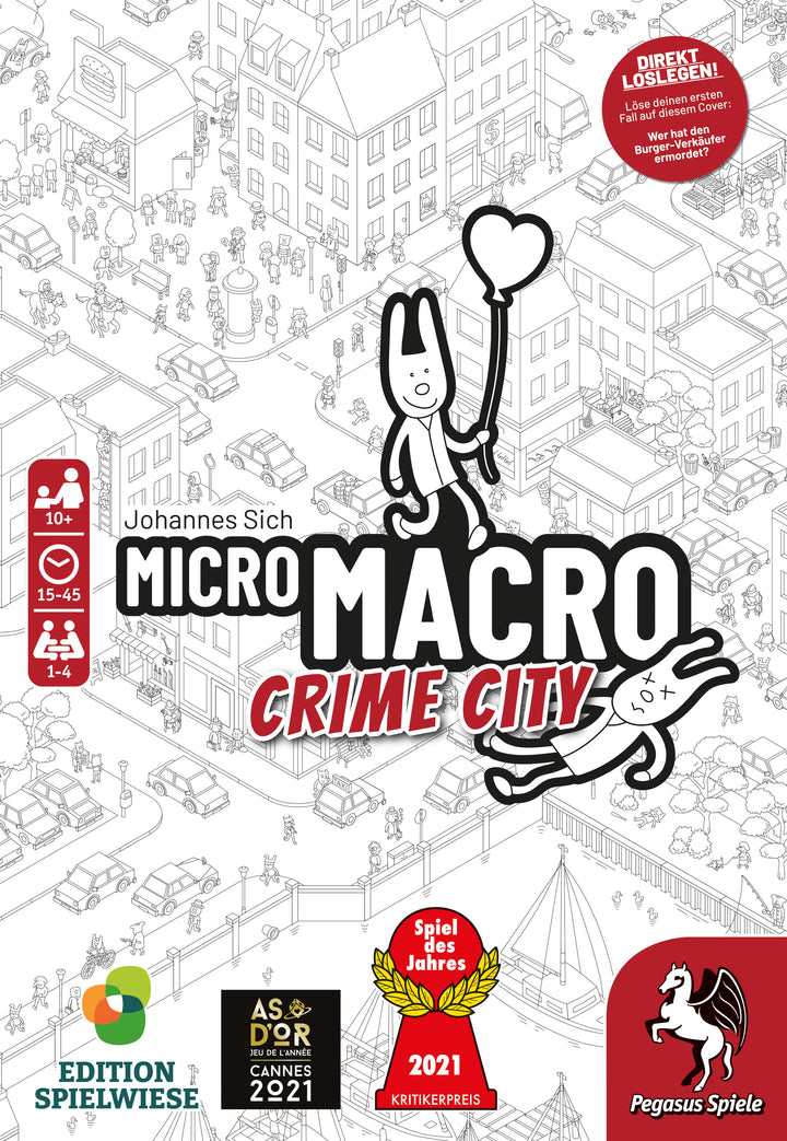 MicroMacro: Crime City (Edition Spielwiese) *Spiel des Jahres 2021*